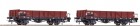 76100 Roco Set of 2  gondola cars type El 5100